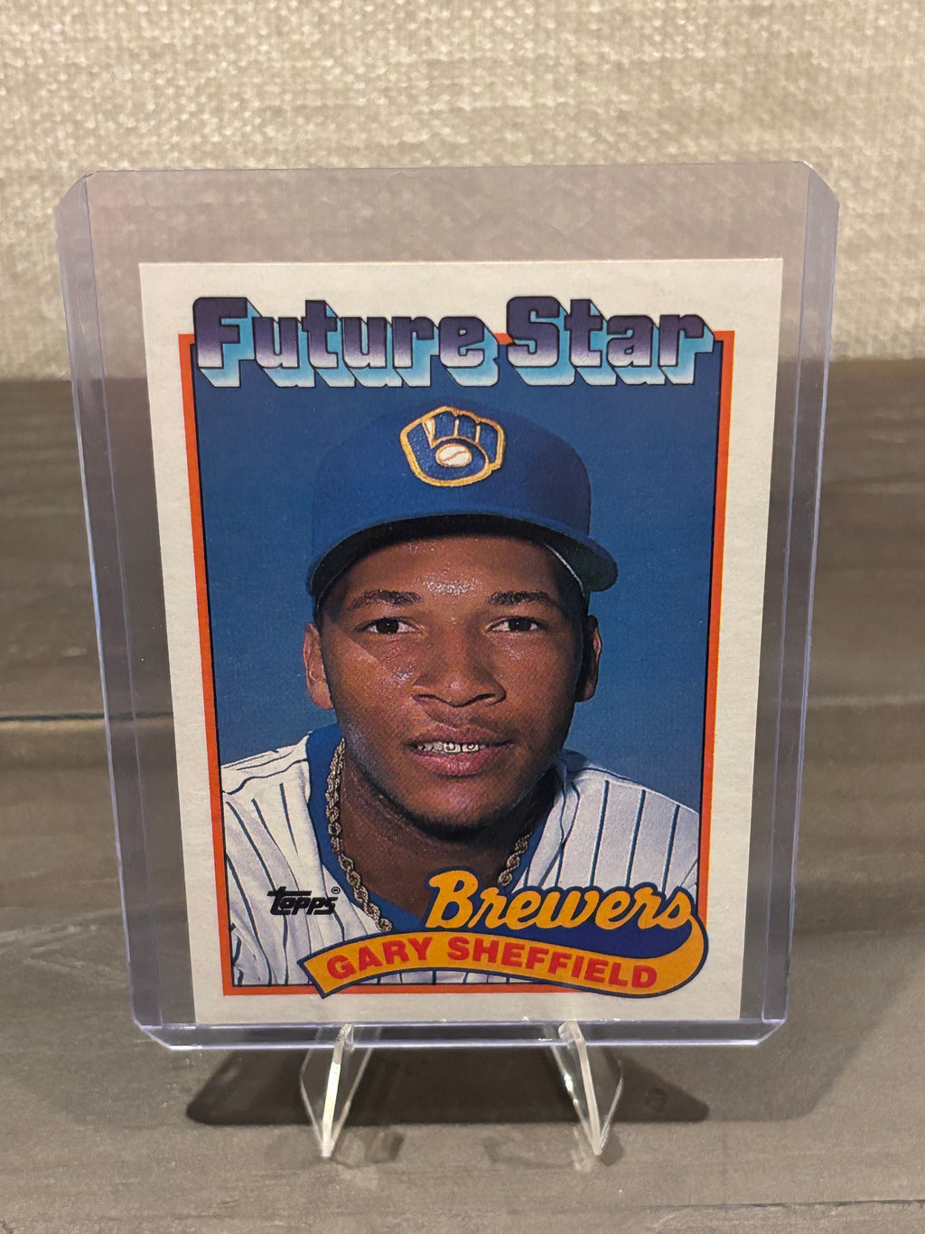 Gary Sheffield Rookie Card – Topps “Future Star” – Milwaukee Brewers