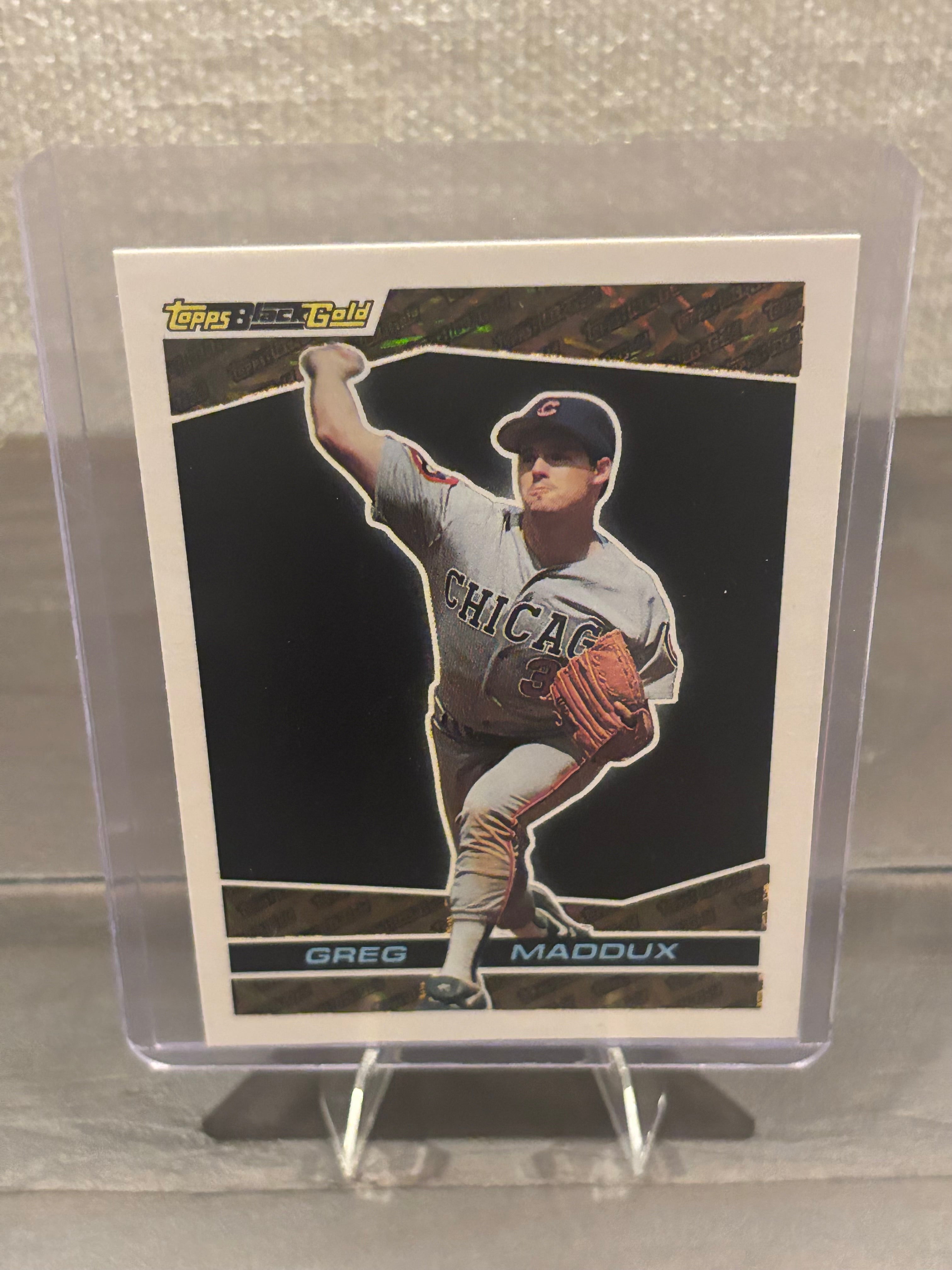 Greg Maddux – Topps “Base Gold” – Gold Foil/Stamped Parallel – MLB Pitching Legend